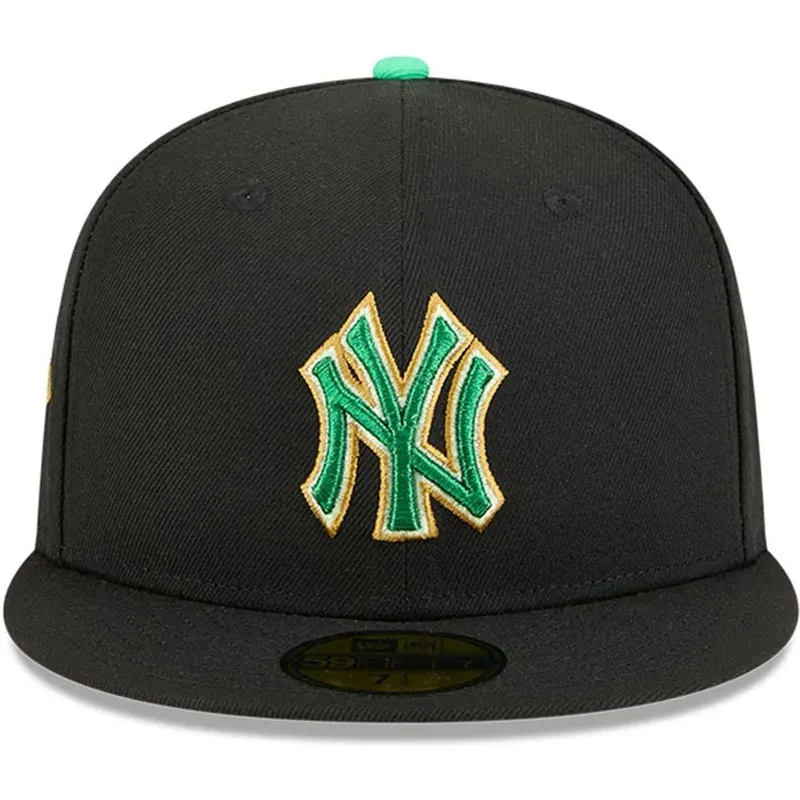 gorra-plana-negra-ajustada-59fifty-saint-patrick-s-day-de-new-york-yankees-mlb-de-new-era