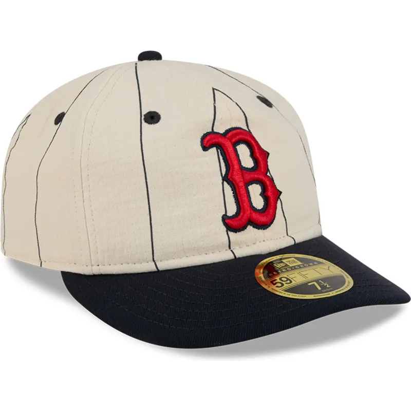 bojd-beige-justerad-keps-59fifty-retro-crown-linen-fran-boston-red-sox-mlb-av-new-era