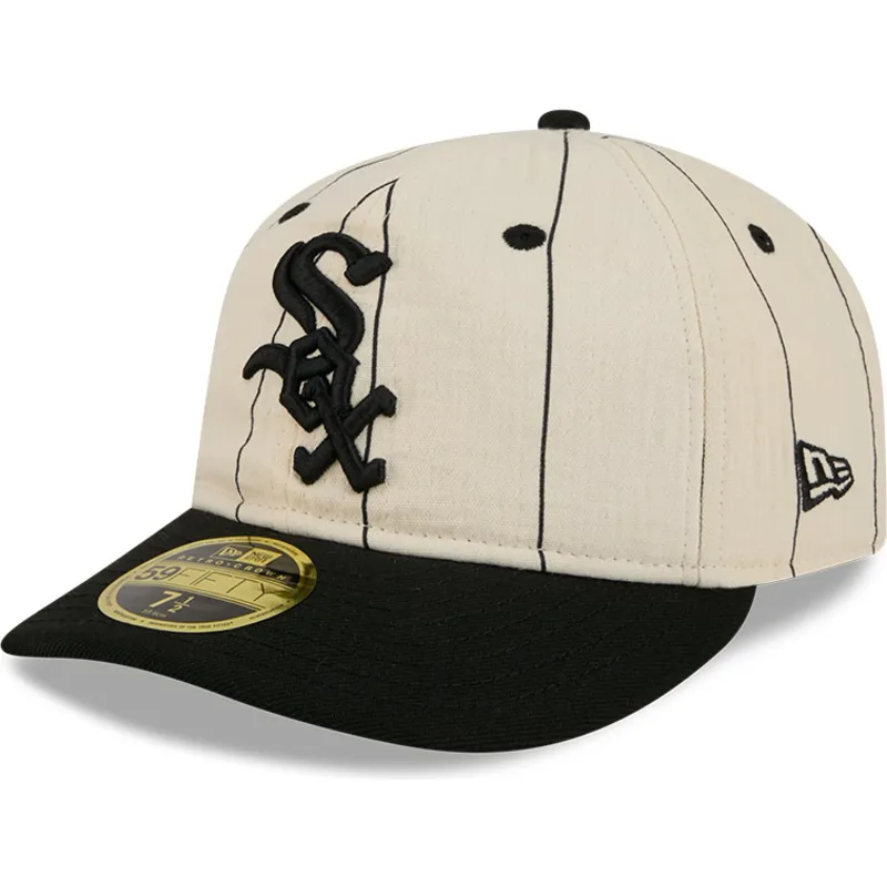 plaska-czapka-bezowa-dopasowana-59fifty-retro-crown-linen-chicago-white-sox-mlb-new-era