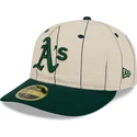 bojd-beige-justerad-keps-59fifty-retro-crown-linen-fran-oakland-athletics-mlb-av-new-era