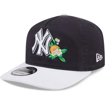 Marineblaue gebogene Snapback-Kappe 19TWENTY Spring Training der New York Yankees MLB von New Era