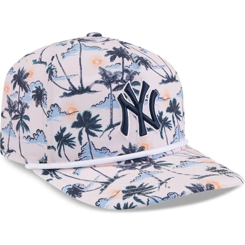cap-izliekta-multicolor-snapback-19twenty-printed-tropical-no-new-york-yankees-mlb-no-new-era