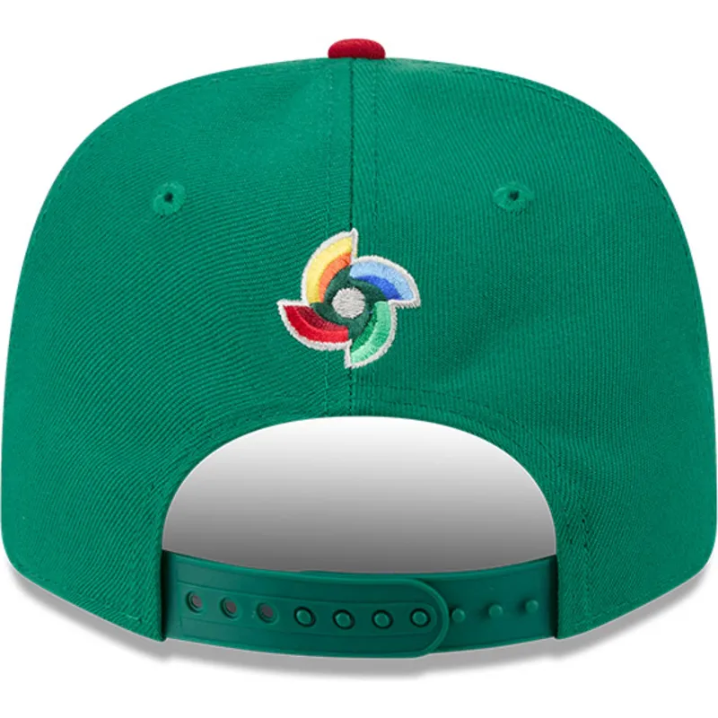 gron-och-rod-kurvad-keps-snapback-9seventy-stretch-snap-mexico-2026-world-baseball-classic-fran-new-era