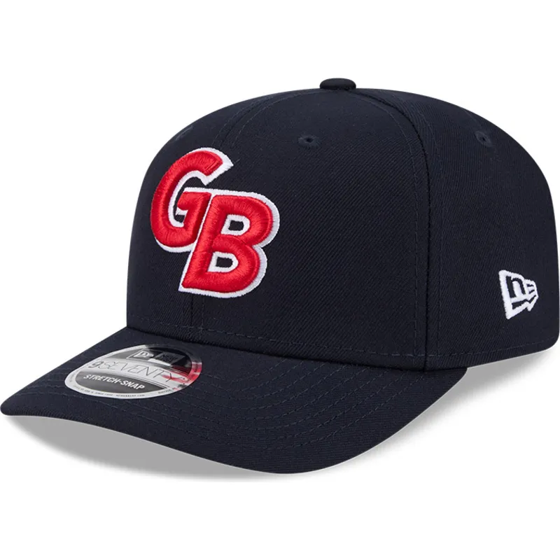 cepur-izliekta-tumsi-zils-snapback-9seventy-stretch-snap-great-britain-2026-world-baseball-classic-no-world-baseball-classic-no-