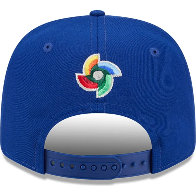blaue-gebogene-kappe-snapback-9seventy-stretch-snap-italy-2026-world-baseball-classic-von-new-era