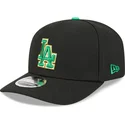 schwarze-gebogene-snapback-kappe-9seventy-stretch-snap-saint-patrick-s-day-der-los-angeles-dodgers-mlb-von-new-era