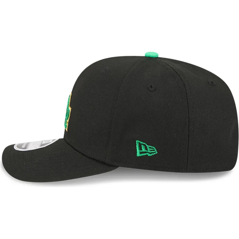new-era-curved-brim-9seventy-stretch-snap-saint-patrick-s-day-los-angeles-dodgers-mlb-black-snapback-cap