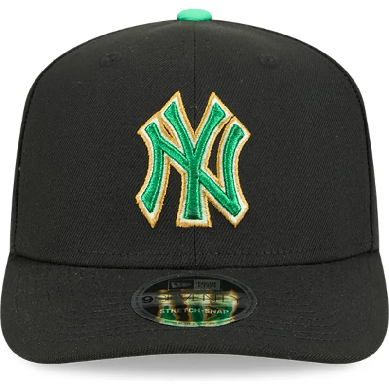 casquette-courbee-noire-snapback-9seventy-stretch-snap-saint-patrick-s-day-new-york-yankees-mlb-new-era