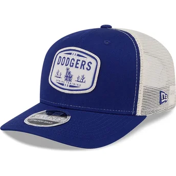Cepur izliekta truckeris zils snapback 9SEVENTY Stretch Snap Patch no Los Angeles Dodgers MLB no New Era