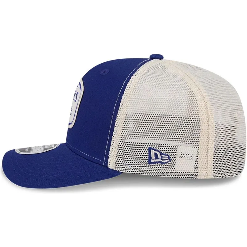 czapka-trucker-niebieska-9seventy-stretch-snap-patch-los-angeles-dodgers-mlb-new-era