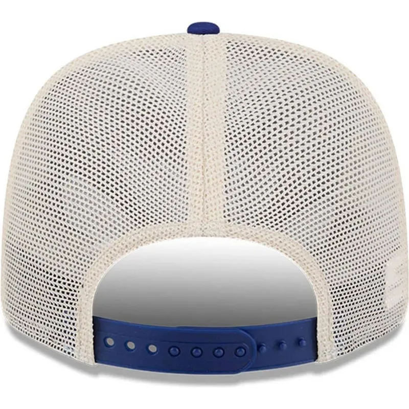 czapka-trucker-niebieska-9seventy-stretch-snap-patch-los-angeles-dodgers-mlb-new-era