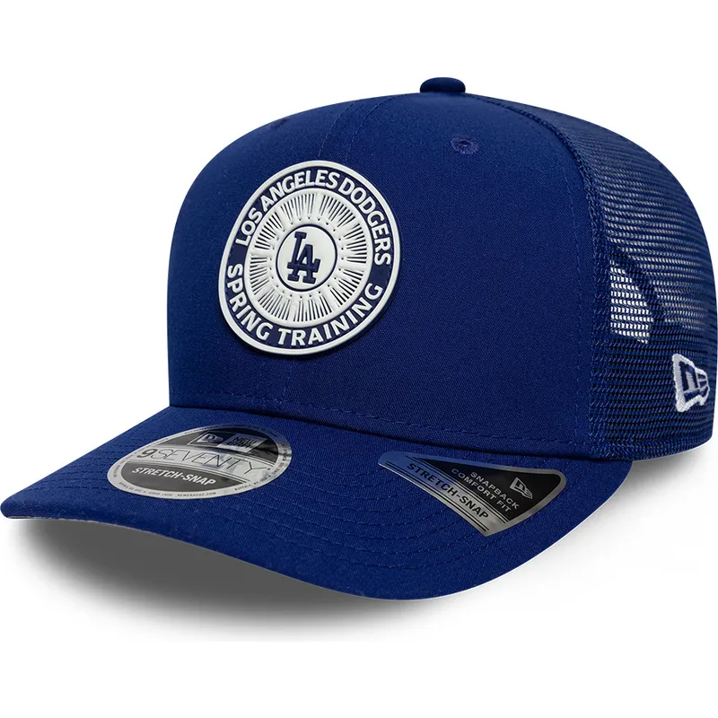 cepur-izliekta-truckeris-zils-snapback-9seventy-stretch-snap-circle-spring-training-no-los-angeles-dodgers-mlb-no-new-era