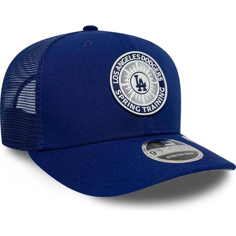 cepur-izliekta-truckeris-zils-snapback-9seventy-stretch-snap-circle-spring-training-no-los-angeles-dodgers-mlb-no-new-era
