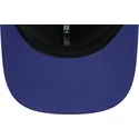 blaue-gebogene-snapback-kappe-9seventy-stretch-snap-clubhouse-der-los-angeles-dodgers-mlb-von-new-era