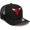 cepur-izliekta-truckeris-melns-snapback-9seventy-stretch-snap-eg-no-chicago-bulls-nba-no-new-era