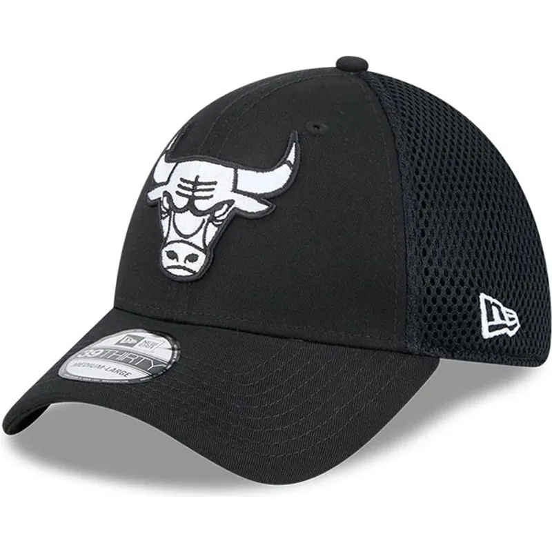 cap-izliekta-black-ajustada-39thirty-evergreen-neo-no-chicago-bulls-nba-no-new-era