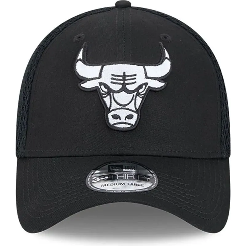 cepur-izliekta-soferis-melns-pieguloss-39thirty-evergreen-neo-no-chicago-bulls-nba-no-new-era