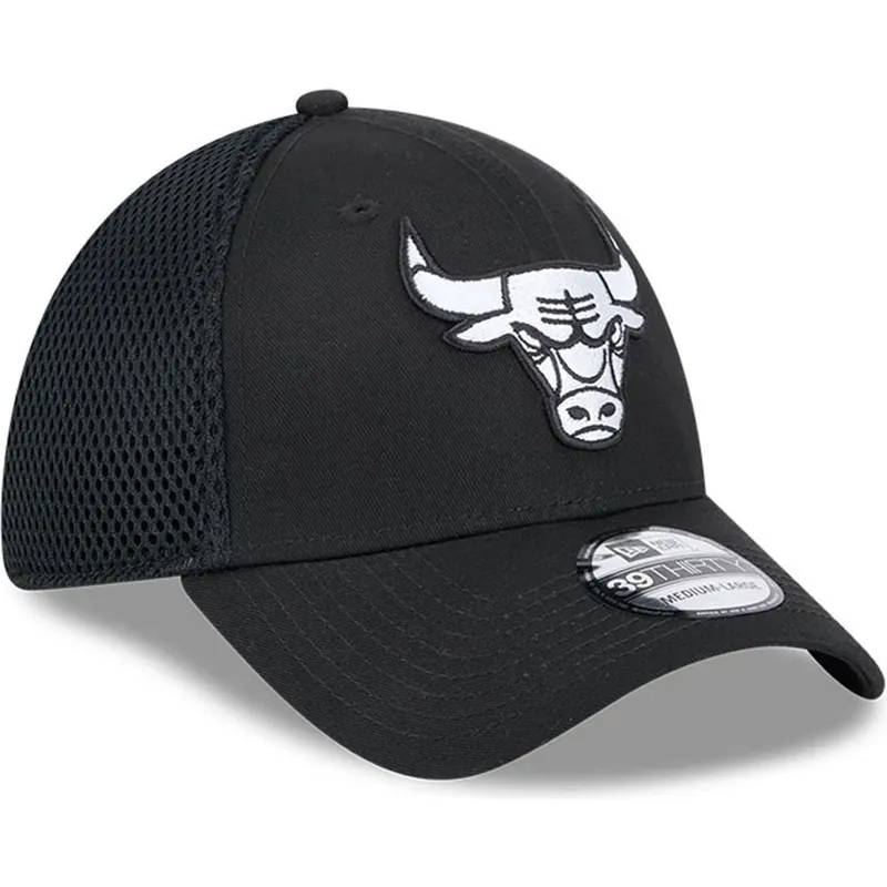 cepur-izliekta-soferis-melns-pieguloss-39thirty-evergreen-neo-no-chicago-bulls-nba-no-new-era