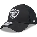 cap-izliekta-black-ajustada-39thirty-evergreen-neo-no-las-vegas-raiders-nfl-no-new-era