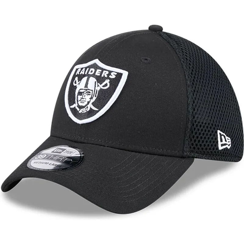 cepur-izliekta-truckeris-melns-pieguloss-39thirty-evergreen-neo-no-las-vegas-raiders-nfl-no-new-era