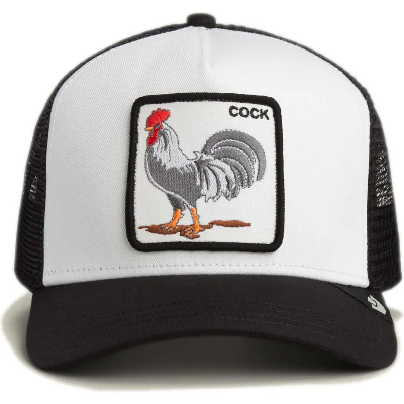 cepur-izliekta-truckeris-melns-snapback-cock-rooster-the-farm-no-goorin-bros