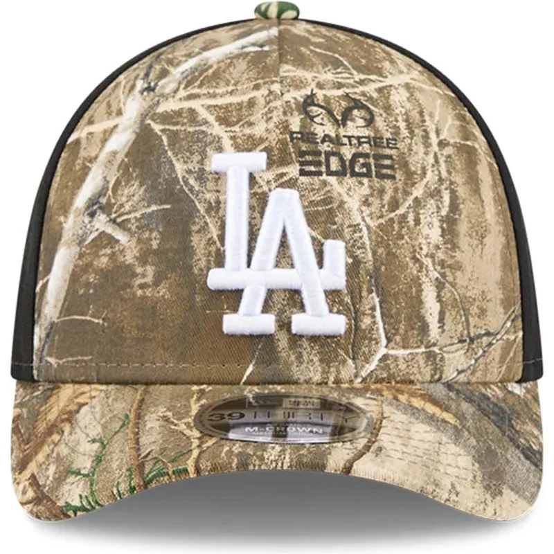 kurvad-keps-kamouflage-justerad-39thirty-m-crown-a-frame-realtree-los-angeles-dodgers-mlb-fran-new-era