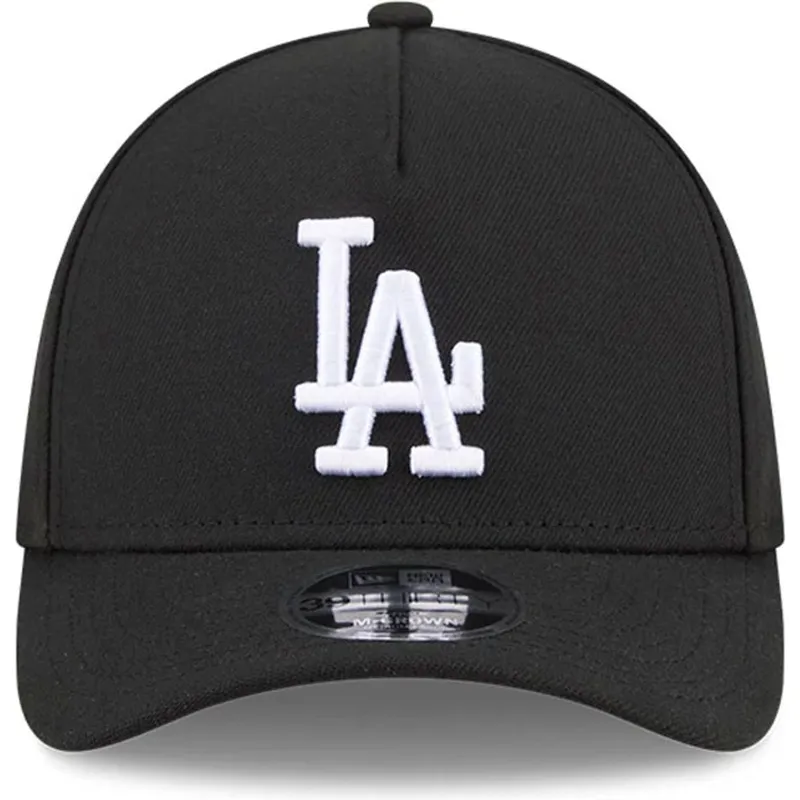 cap-izliekta-black-ajustada-39thirty-m-crown-a-frame-no-los-angeles-dodgers-mlb-no-new-era