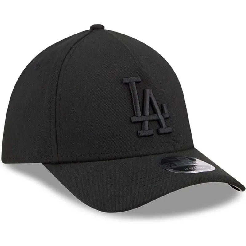 czarna-dopasowana-czapka-z-zakrzywionym-daszkiem-z-czarnym-logo-39thirty-m-crown-a-frame-los-angeles-dodgers-mlb-od-new-era