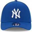casquette-courbee-bleue-ajustee-39thirty-m-crown-a-frame-new-york-yankees-mlb-new-era