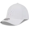 casquette-courbee-blanche-ajustee-avec-logo-blanc-39thirty-m-crown-a-frame-new-york-yankees-mlb-new-era