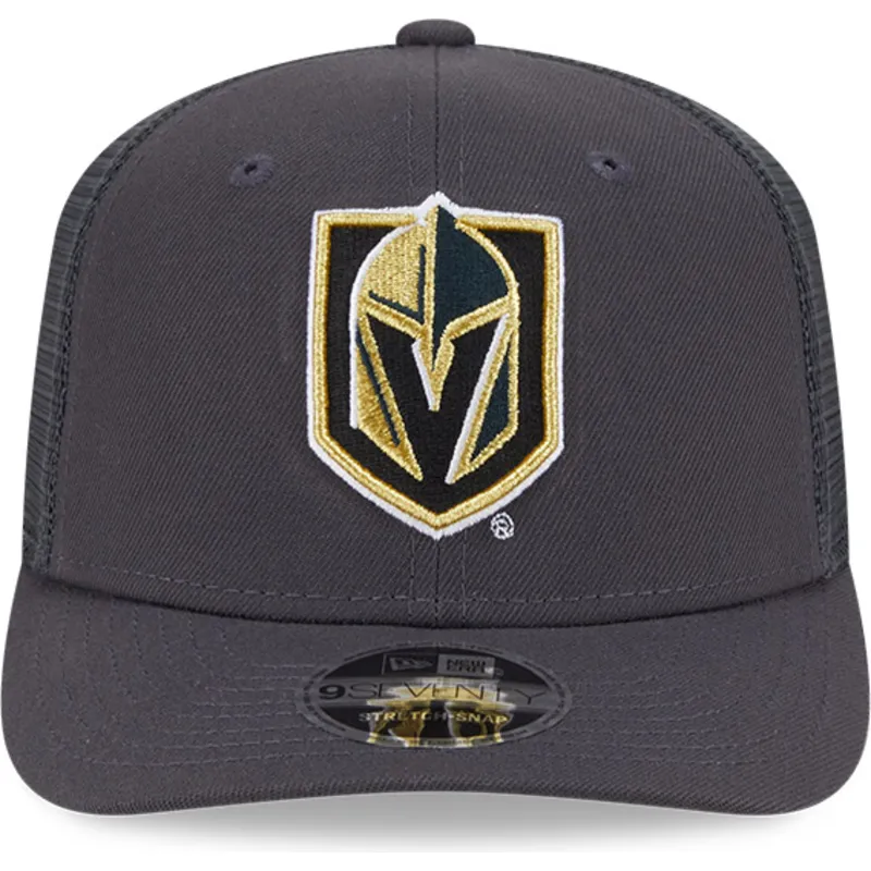 new-era-9seventy-stretch-snap-evergreen-vegas-golden-knights-nhl-grey-trucker-hat