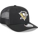 cepur-izliekta-soferis-melns-snapback-9seventy-stretch-snap-evergreen-no-pittsburgh-penguins-nhl-no-new-era