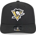 cepur-izliekta-soferis-melns-snapback-9seventy-stretch-snap-evergreen-no-pittsburgh-penguins-nhl-no-new-era