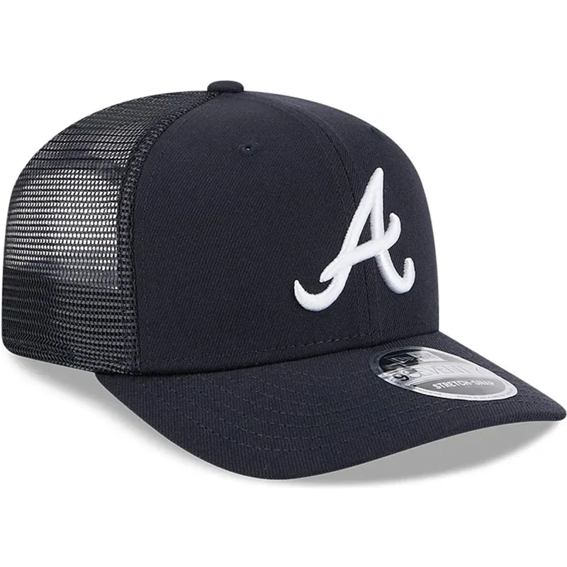 cepur-izliekta-truckeris-tumsi-zils-snapback-9seventy-stretch-snap-evergreen-no-atlanta-braves-mlb-no-new-era