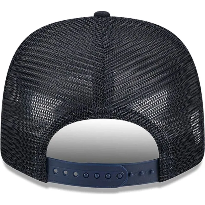 marineblaue-trucker-kappe-9seventy-stretch-snap-evergreen-der-atlanta-braves-mlb-von-new-era