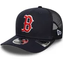 granatowa-czapka-trucker-9seventy-stretch-snap-evergreen-boston-red-sox-mlb-new-era
