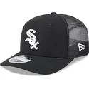 new-era-9seventy-stretch-snap-evergreen-chicago-white-sox-mlb-black-trucker-hat