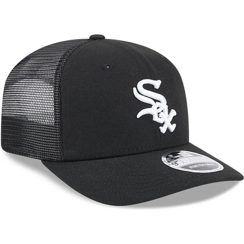 new-era-9seventy-stretch-snap-evergreen-chicago-white-sox-mlb-black-trucker-hat