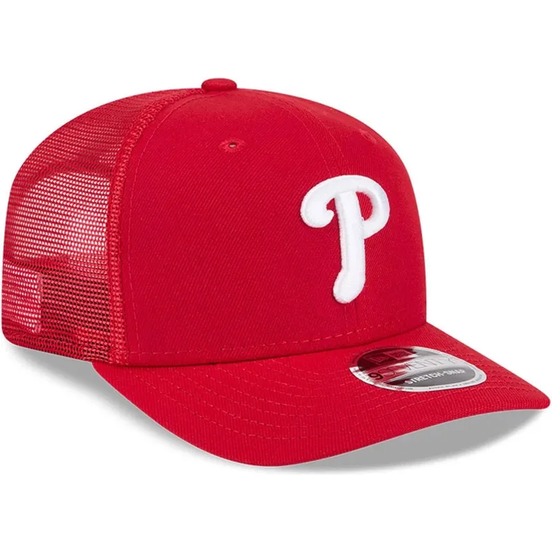 cepur-izliekta-truckeris-sarkans-snapback-9seventy-stretch-snap-evergreen-no-philadelphia-phillies-mlb-no-new-era