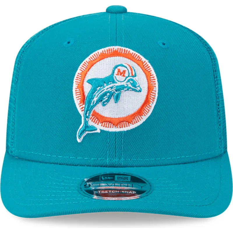 cepur-izliekta-truckeris-zils-snapback-9seventy-stretch-snap-evergreen-helmet-no-miami-dolphins-nfl-no-new-era