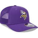 cepur-izliekta-truckeris-violets-snapback-9seventy-stretch-snap-evergreen-no-minnesota-vikings-nfl-no-new-era