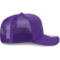 violette-trucker-kappe-9seventy-stretch-snap-evergreen-der-minnesota-vikings-nfl-von-new-era
