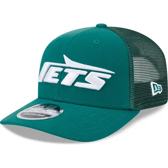 Cepur izliekta truckeris zaļš snapback 9SEVENTY Stretch Snap Evergreen no New York Jets NFL no New Era
