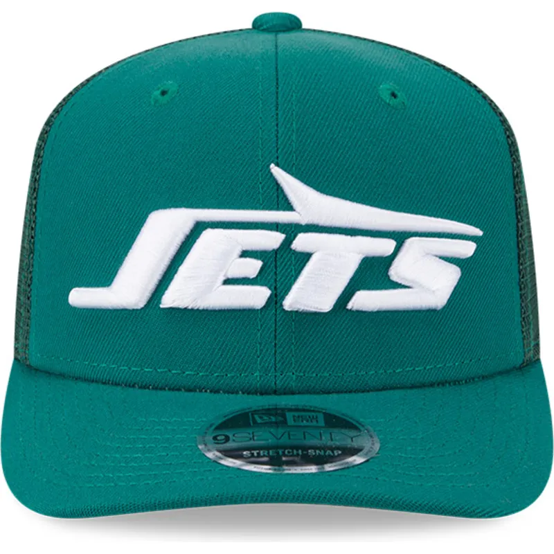 casquette-trucker-verte-9seventy-stretch-snap-evergreen-new-york-jets-nfl-new-era