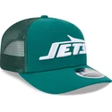 casquette-trucker-verte-9seventy-stretch-snap-evergreen-new-york-jets-nfl-new-era