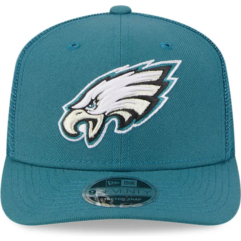 gron-trucker-keps-9seventy-stretch-snap-evergreen-philadelphia-eagles-nfl-fran-new-era