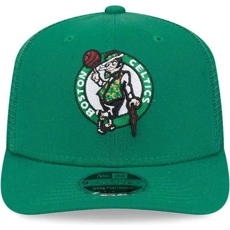 cepur-izliekta-truckeris-zals-snapback-9seventy-stretch-snap-evergreen-no-boston-celtics-nba-no-new-era