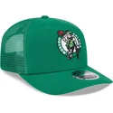 casquette-trucker-verte-9seventy-stretch-snap-evergreen-boston-celtics-nba-new-era