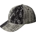 cepur-izliekta-melns-regulejama-lente-denim-mashup-black-topstitch-no-kangol