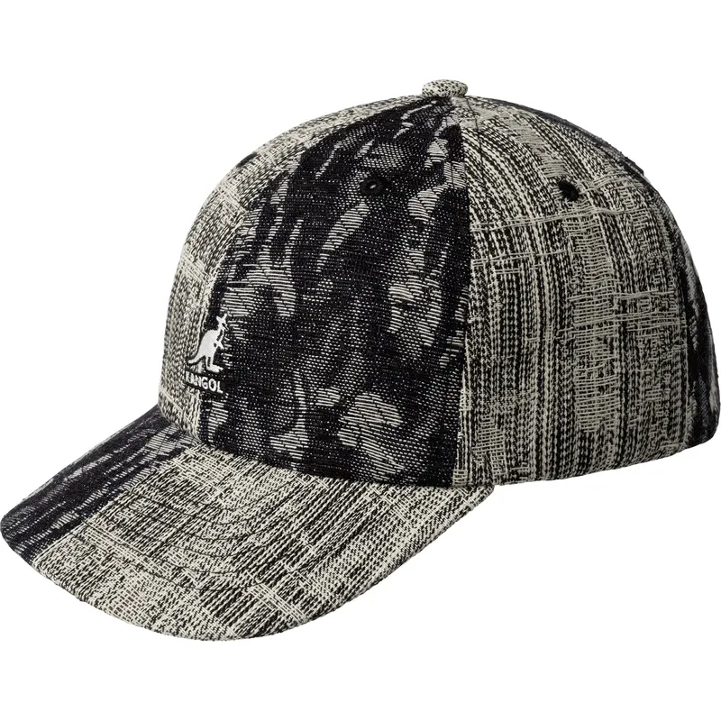 schwarze-verstellbare-curved-cap-denim-mashup-black-topstitch-von-kangol